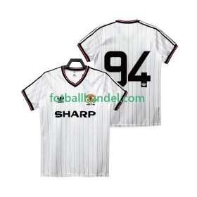 Herre Fotballdrakter Manchester United 94 Borte Retro 1983 1984 Kortermet